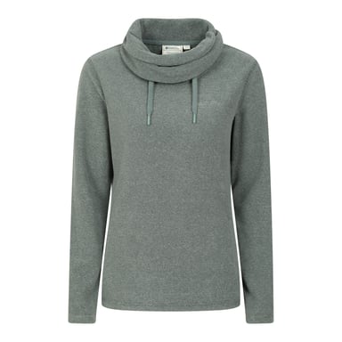 Mountain Warehouse Womens/Ladies Hebridean Cowl Neck Fleece Top (Dark Khaki)