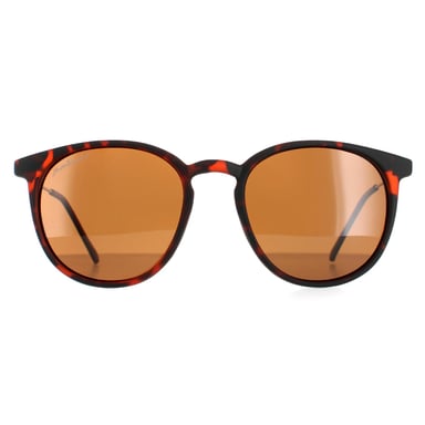Gafas de sol Montana Round unisex havana rubbertouch marrón polarizadas mp33