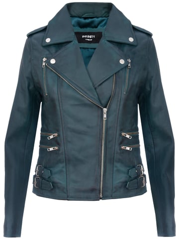 Chaqueta de motociclista de cuero Brando para mujer - Loddon