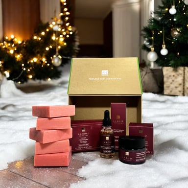 Set de regalo de cuidado de la piel de noche Anti-Envejecimiento La Rose Francaise de Dr Botanicals