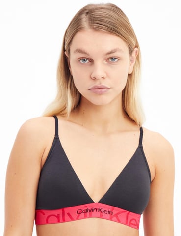Calvin Klein Embossed Icon Cotton Triangle Bra