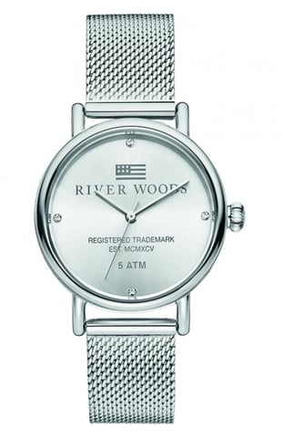 River Woods Arkansas Women's Silver Watch RW340036