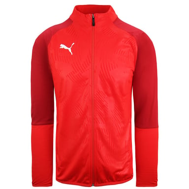 Puma Drycell Zip Up Chaqueta de pista Roja Red manga larga Top 656265 01