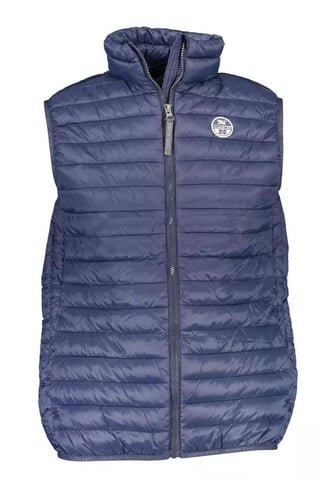 Chaqueta Sin Mangas De Poliamida Con Bolsillos Y Cremallera