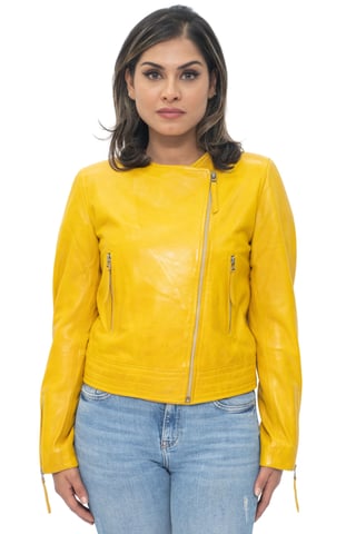 Chaqueta de motociclista sin cuello para mujer - Padova