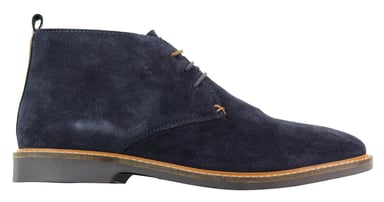 Botas chukka con cordones de ante azul marino para hombre