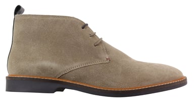 Botas chukka con cordones de ante color arena para hombre