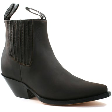 Botas Chelsea occidentales unisex de color marrón Grinders - Mustang