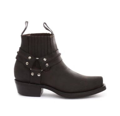 Botas de cuero marrón unisex estilo western Grinders Renegade Lo