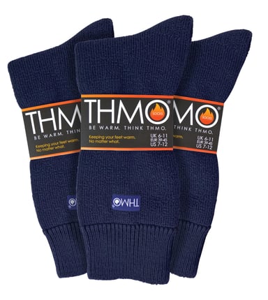 THMO - 3 Pack Multipack Calcetines gruesos de invierno para hombre con parte superior cómoda