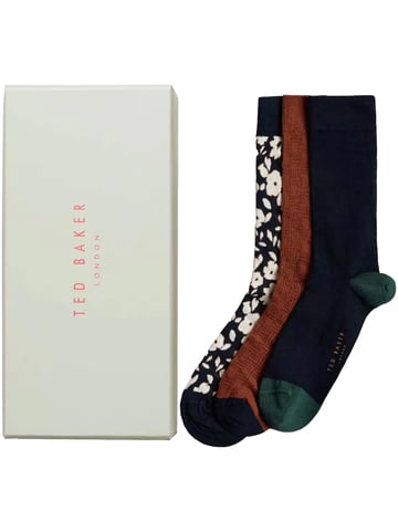 Set de regalo de 3 pares de calcetines Ted Baker para hombre - BECOOLS