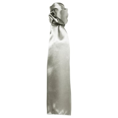 Premier Scarf - Ladies/Womens Plain Business Scarf (Silver)