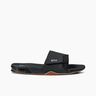 Reef Fanning Slide Black/Silver