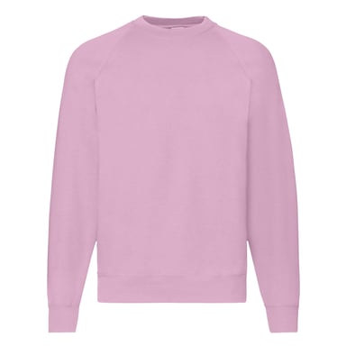 Fruit Of The Loom Mens Raglan Sleeve Belcoro® Sweatshirt (Light Pink)