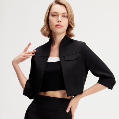 Minimalist crop jacket