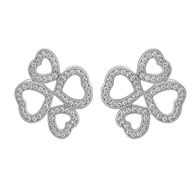 Orphelia 'Rilla' Women's 925 Sterling Silver Stud Earrings - Silver ZO-7356