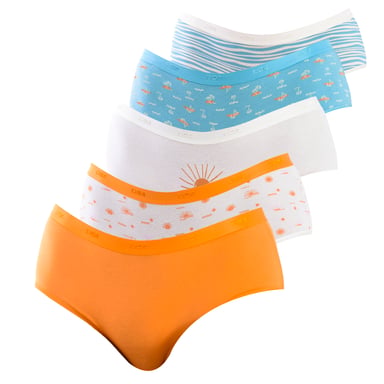 Pack-5 Braguitas Cotton Stretch Confort D4C20 mujer
