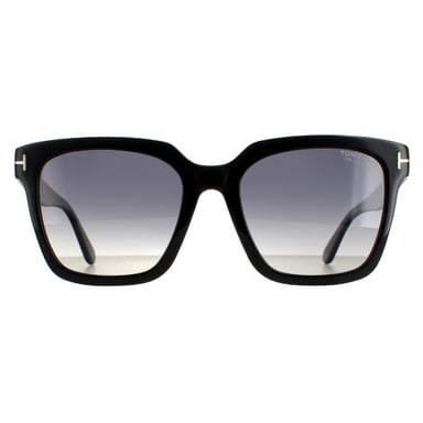 Gafas de sol Tom Ford Selby FT0952 01D Negro brillante ahumado polarizadas