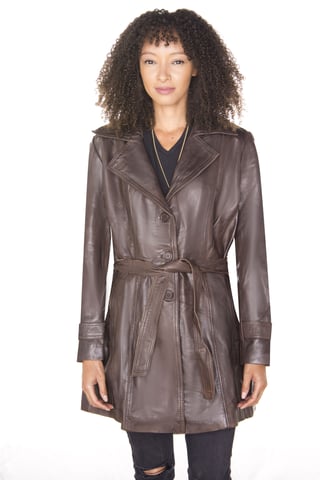 Gabardina Ranchi de 3/4 para mujer