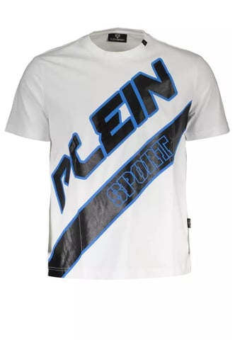 Camiseta De Algodon Con Estampado De Logotipo