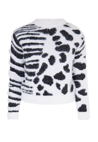 Mymo Knitted pullover white