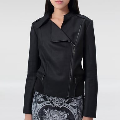 Suede perfecto type jacket