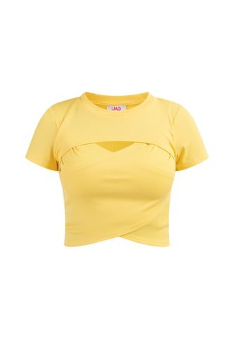 Mymo T-Shirt women light yellow