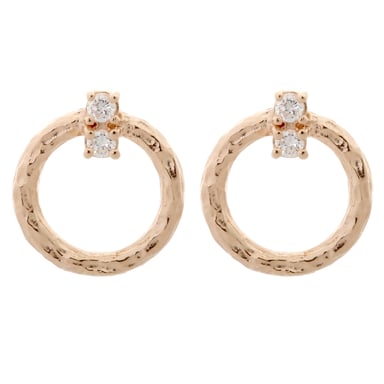 Orphelia 'Novalie' Women's 925 Sterling Silver Drop Earrings - Rose ZO-7129/RG