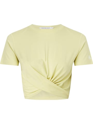 Camiseta corta retorcida de Calvin Klein para mujer