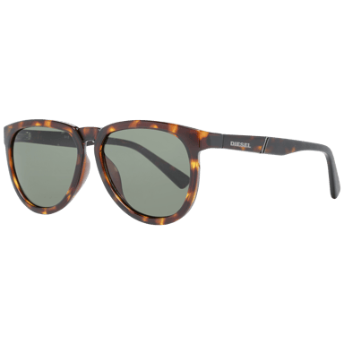 Gafas de sol Diesel ovaladas unisex verde habana oscuro