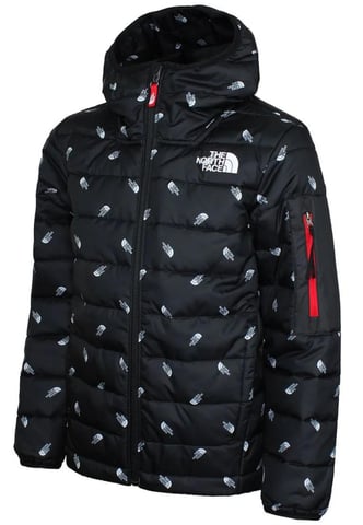 Chaqueta acolchada para niño The North Face Junior II / TNF con estampado de logotipo entrelazado en negro