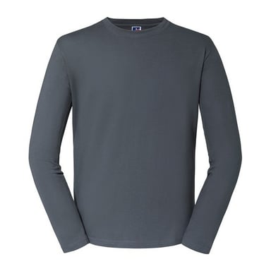 Russell Mens Classic Long-Sleeved T-Shirt (Convoy Grey)
