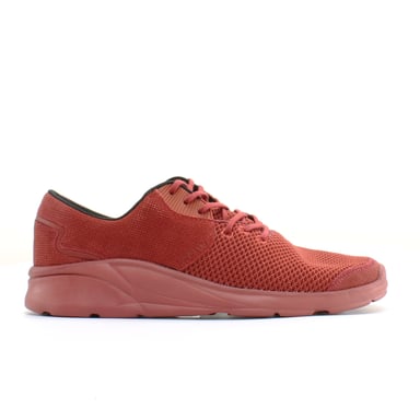 Supra Noiz Cayenne Red Textile Mens Lace Up entrenadores 08131 658