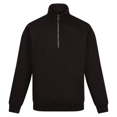 Regatta Mens Pro Quarter Zip Sweatshirt (Black)