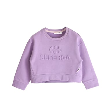 Superga Childrens/Kids Logo Sweatshirt (Dark Wisteria Pink)