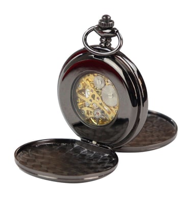 Reloj de bolsillo mecánico clásico Peaky Blinders Vintage Skeleton Automático