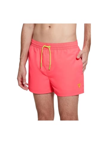 Traje de baño Guess para hombre con parche de neón