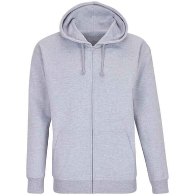 SOLS Unisex Adult Carter Marl Full Zip Hoodie (Grey Marl)