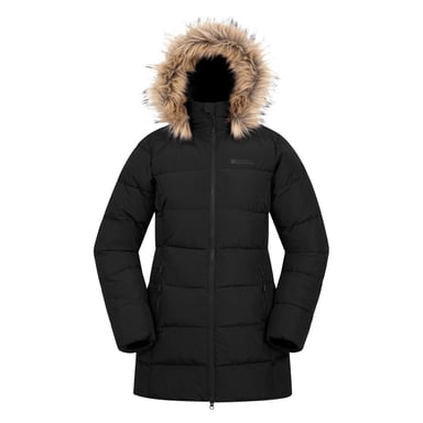 Mountain Warehouse Womens/Ladies Nola Long Padded Jacket (Black)