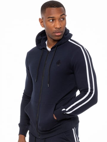 Sudadera con capucha y cremallera para hombre| enzo designer menswear