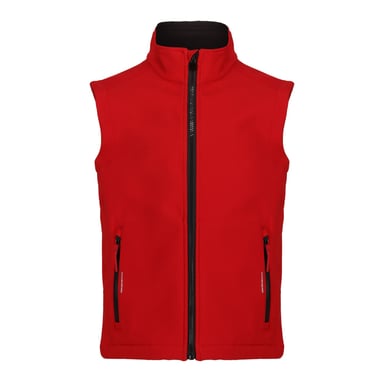 Regatta Childrens/Kids Ablaze Softshell Reflective Gilet (Classic Red/Black)