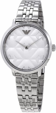 Emporio Armani Reloj de mujer Cuarzo plateado