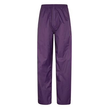 Mountain Warehouse Womens/Ladies Pakka Waterproof Over Trousers (Purple)
