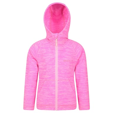 Mountain Warehouse Childrens/Kids Snowdonia II Full Zip Hoodie (Bright Pink)