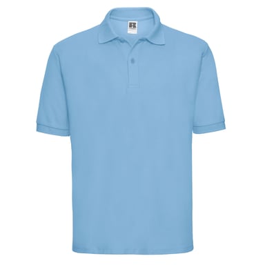 Russell Mens Polycotton Pique Polo Shirt (Sky Blue)