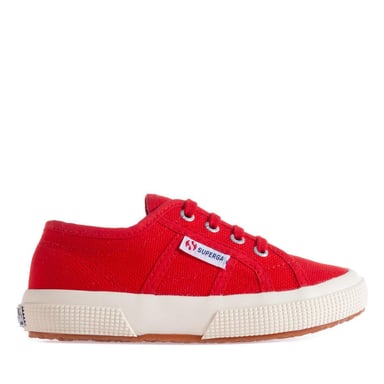 Superga Childrens/Kids 2750 Jcot Leather Trainers (Red)