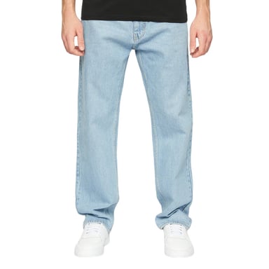 Crosshatch Mens Tillman Stone Wash Baggy Jeans (Light)