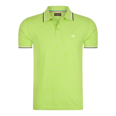 Cappuccino Italia Polo SS Polo Applique Pique Verde