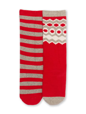 Kite Clothing Fair Isle Cosy Socks Red