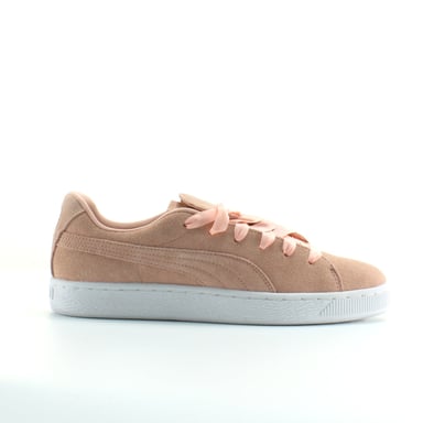 Puma Suede Crush Peach Leather Zapatillas de deporte con cordones para mujer 369251 02